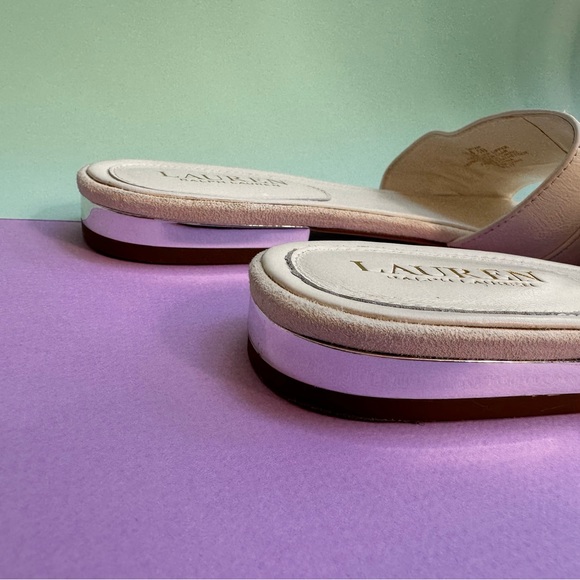 RALPH LAUREN  DAVAN SANDALS 100% Leather - Picture 4 of 6